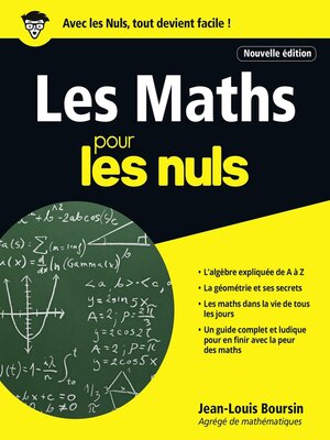cover image of Les Maths pour les Nuls